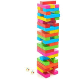 Colorful Wooden Blocks (54Pcs)